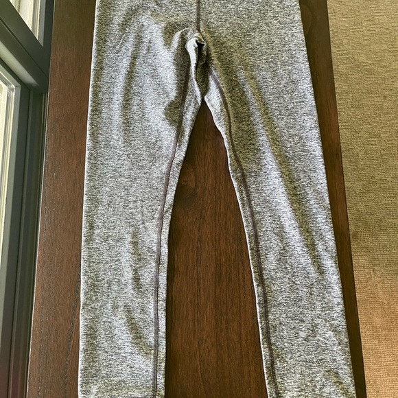 Athleta Gray Leggings Soft Knit Tapered Design - Picture 3 of 3